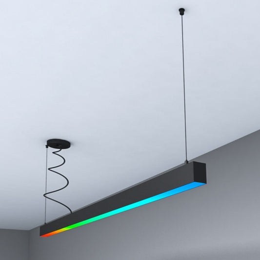 Lámpara Lineal Colgante LED RGB - MUNICH NEGRO