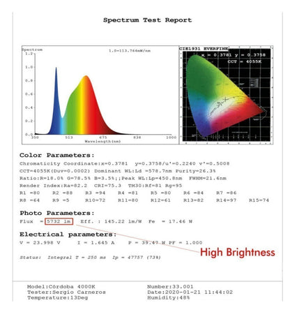 Lámpara Lineal Colgante LED -  ANTONIO VERDE