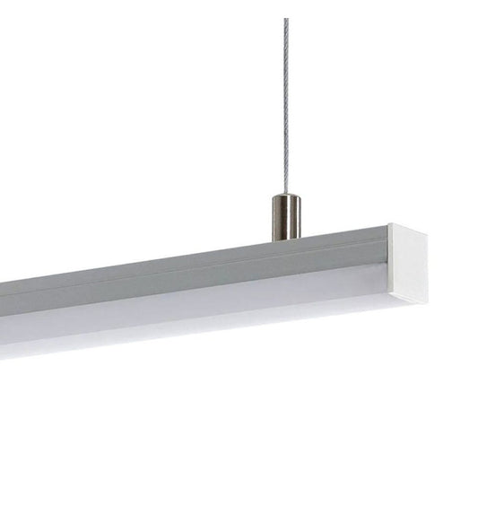 Lineær LED-pendellampe - 40W - KIRUNA Sølv