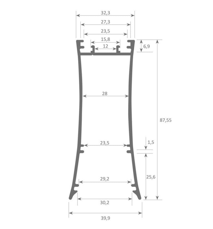 Regleta Lineal LED - LOLA Blanco