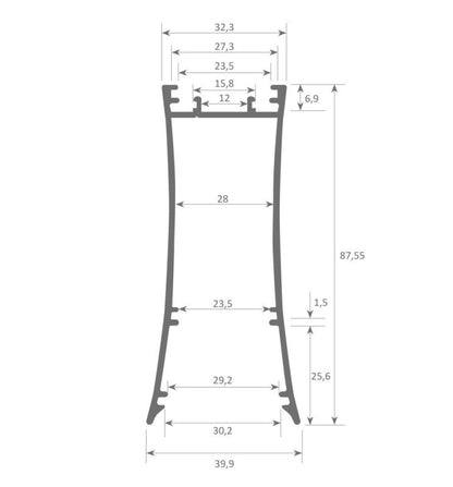 Regleta Lineal LED - LOLA Blanco